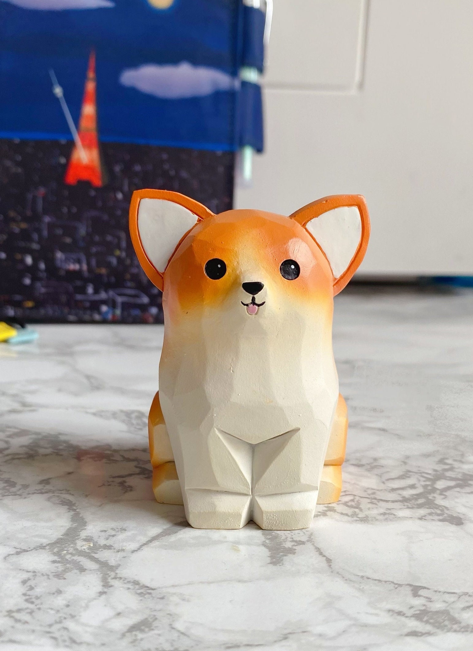 Corgi Statue 