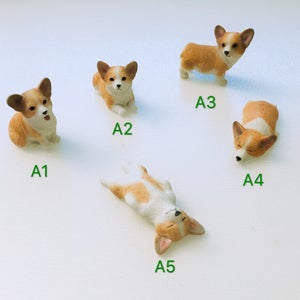 Corgi Mini Desk or Car Decoration Ornaments