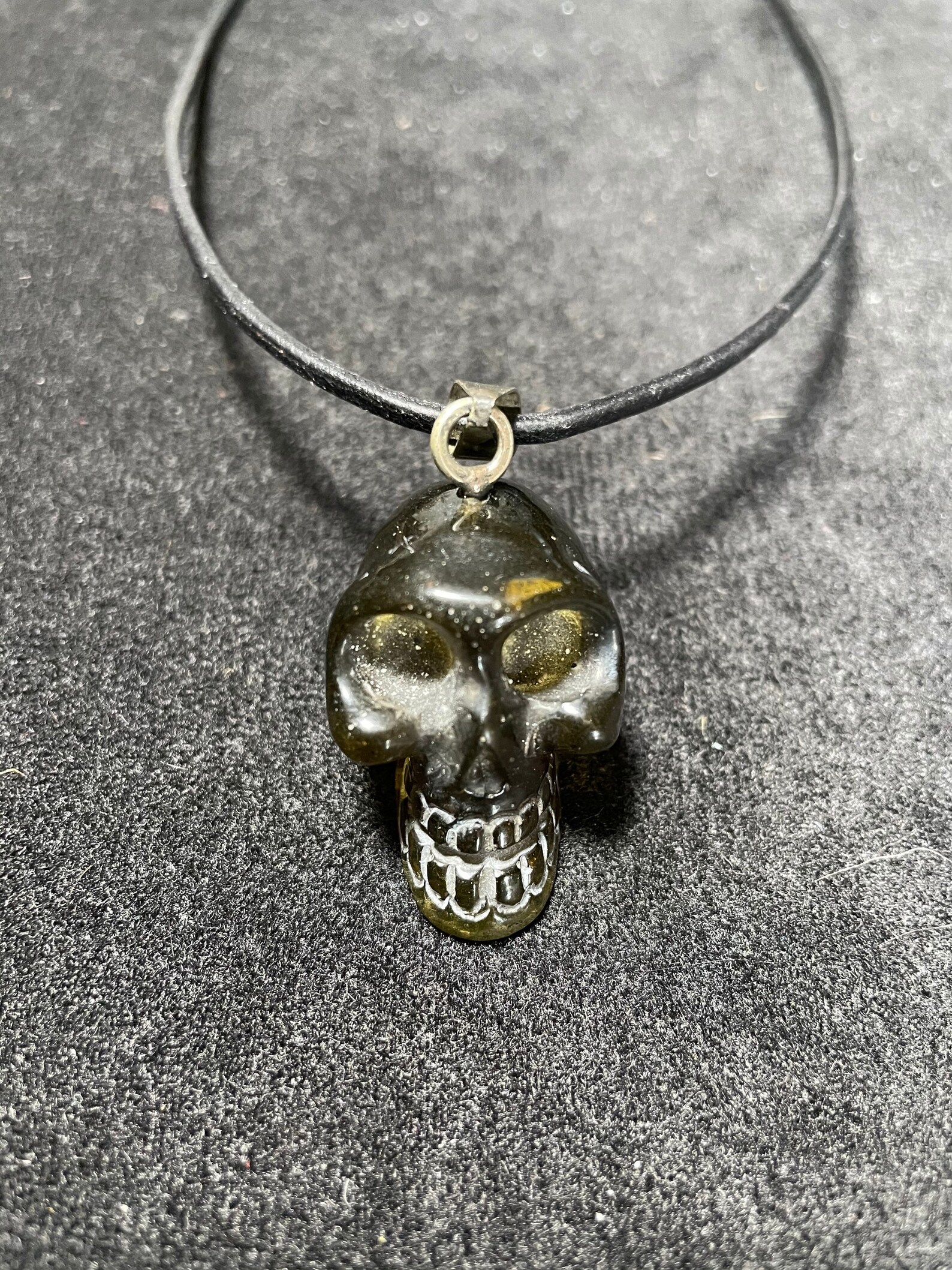 Skull Pendant Necklace Etsy