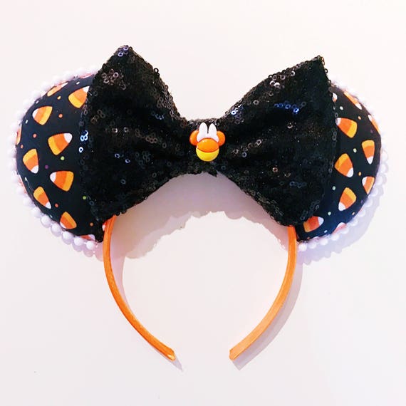 Mickey Halloween Candy Corn Ears Etsy