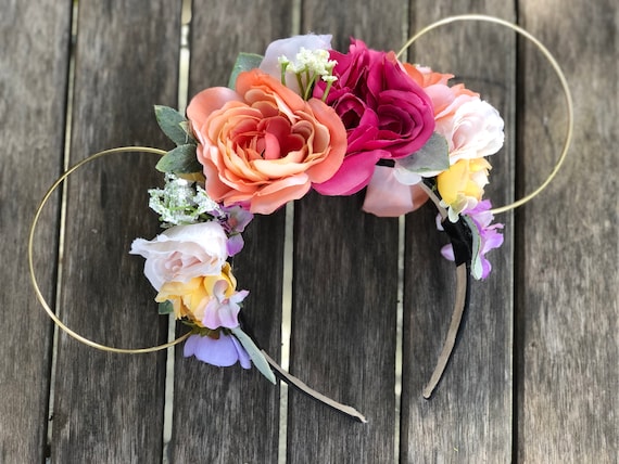 Flower Mickey ears Disney Parks Exclusive Minnie Mouse Ears Headband Pink  main image 2