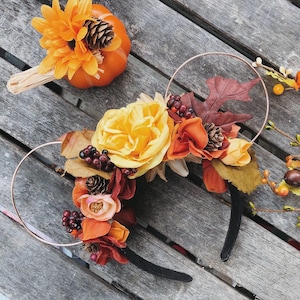 Fall Floral Wire Ears