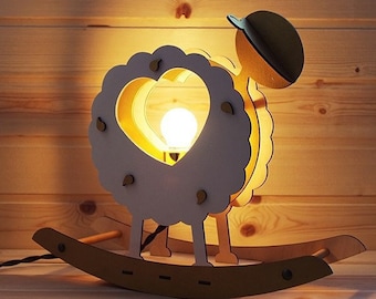 Sheep lamp laser file