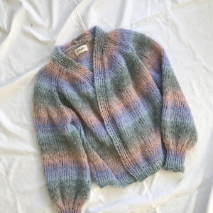 Knitting instructions - The Rainbow Cardigan - German - PDF instructions - digital download