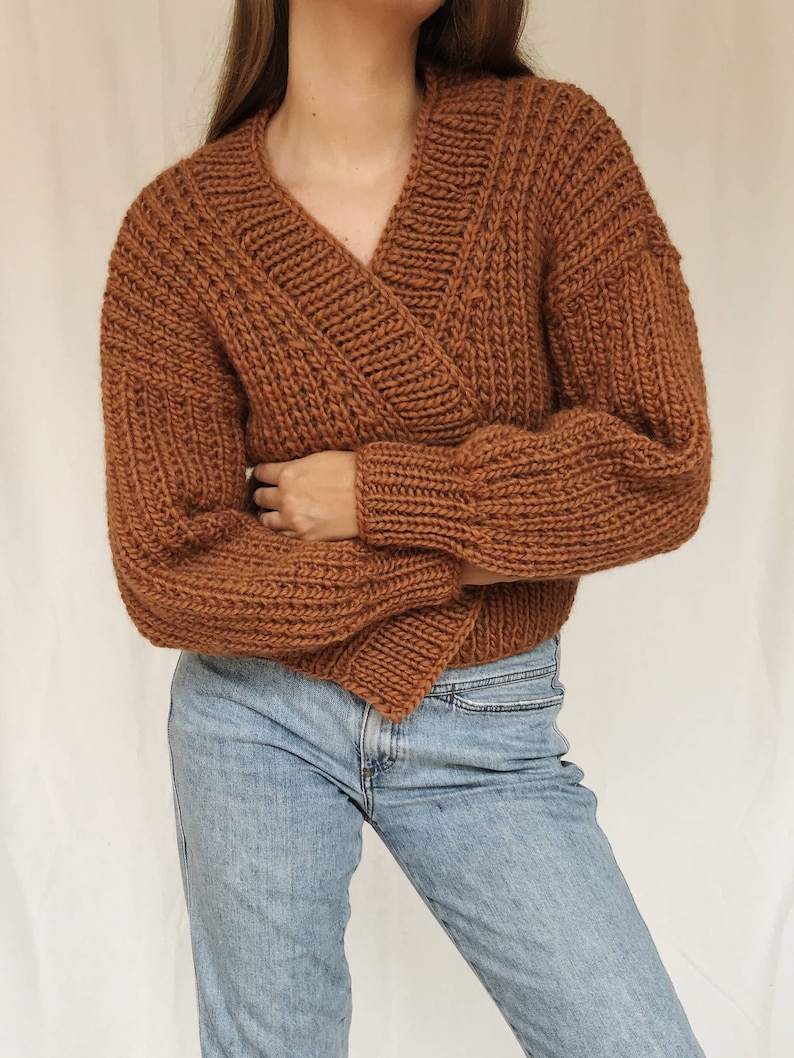 Knitting pattern The Big Cardigan ENGLISH PDF digital download Bild 6