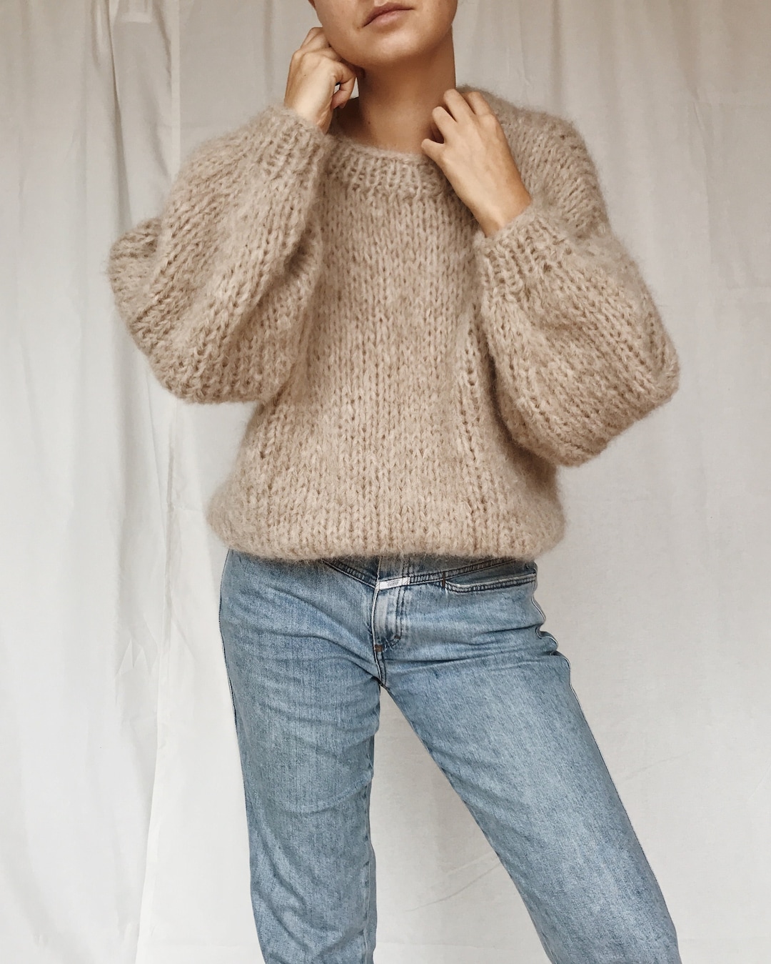 Knitting Pattern Sweater the Softie Sweater PDF ENGLISH - Etsy