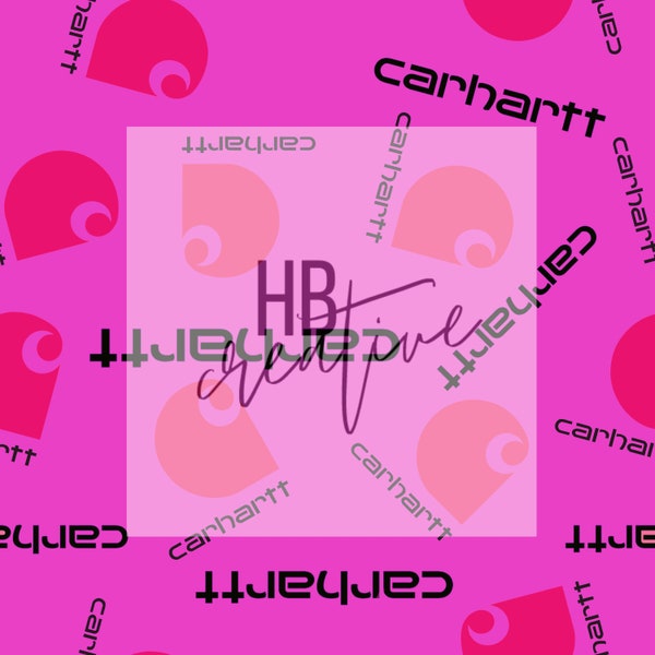 Pink Carhartt Digital Seamless Graphic