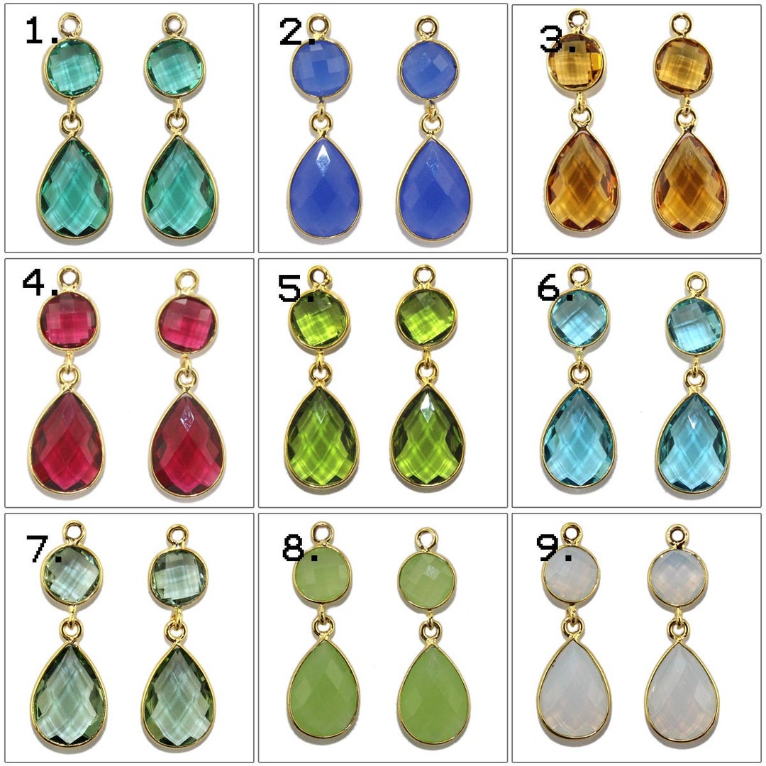 Studs Golden Opalite Gold Plated Earrings At ₹ 290/pair In Jaipur | ID - Foto 11