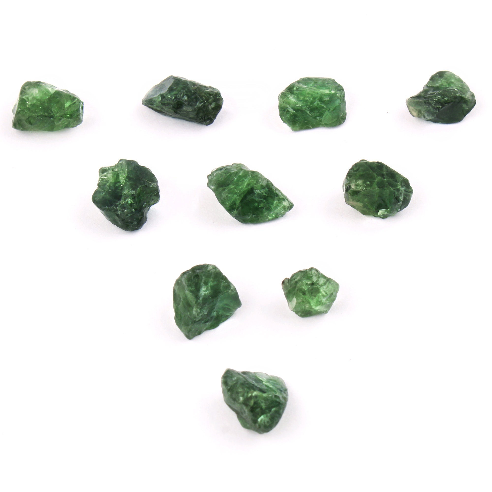 Natural Rough Green Sapphire Raw Sapphire Nuggets Loose | Etsy