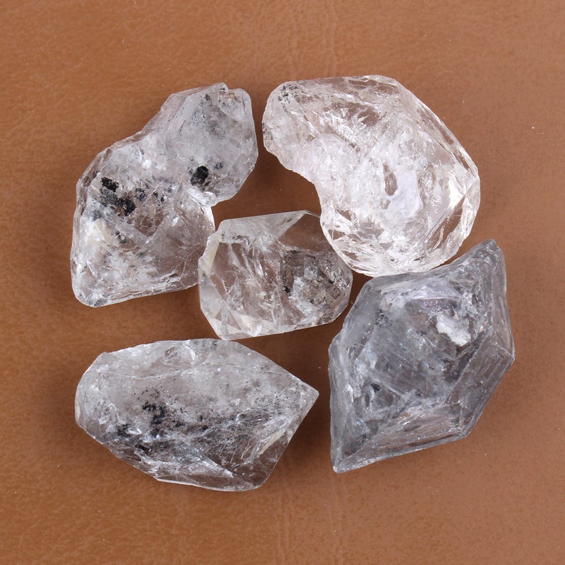 Herkimer Diamond Rough Raw Herkimer Diamond Loose Gemstone Etsy