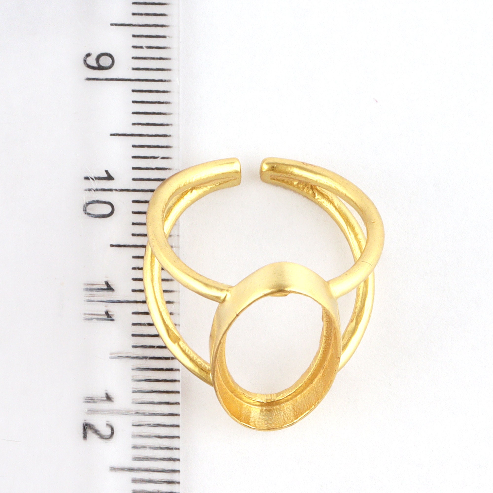Anello ovale in oro e pietra naturale verde, ottima qualità, regolabile, non si ossida, regalo di compleanno per donna, spedizione veloce - Italia