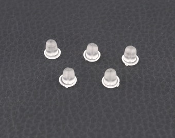 Silicon Earring Backs, Rubber Earring Backs, Rubber Ear Nuts, Earring Stoppers, Clear Earring Backs, Silicon Earring Post findings