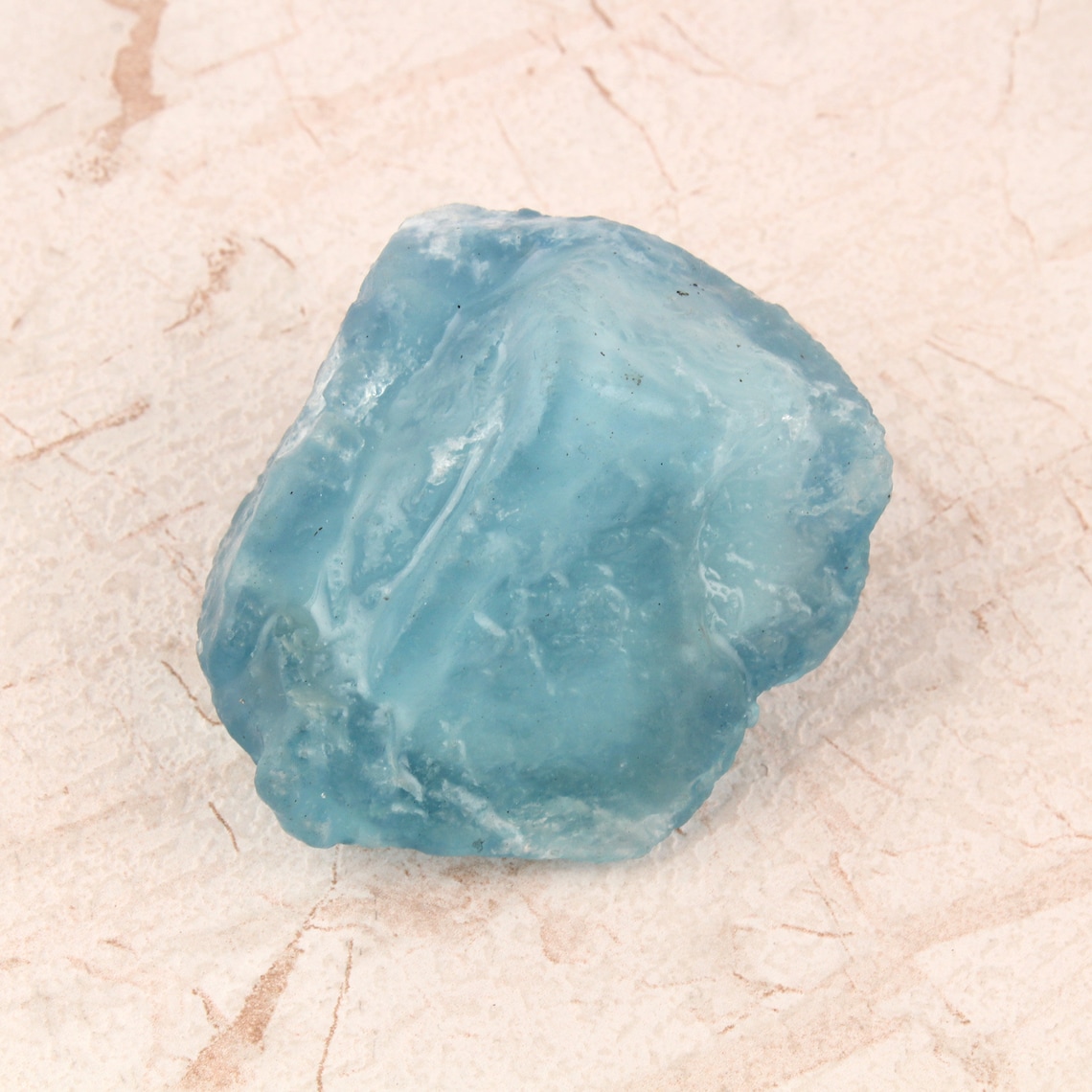 Natural Raw Rough Large Aquamarine Loose Gemstone 50x40mm | Etsy