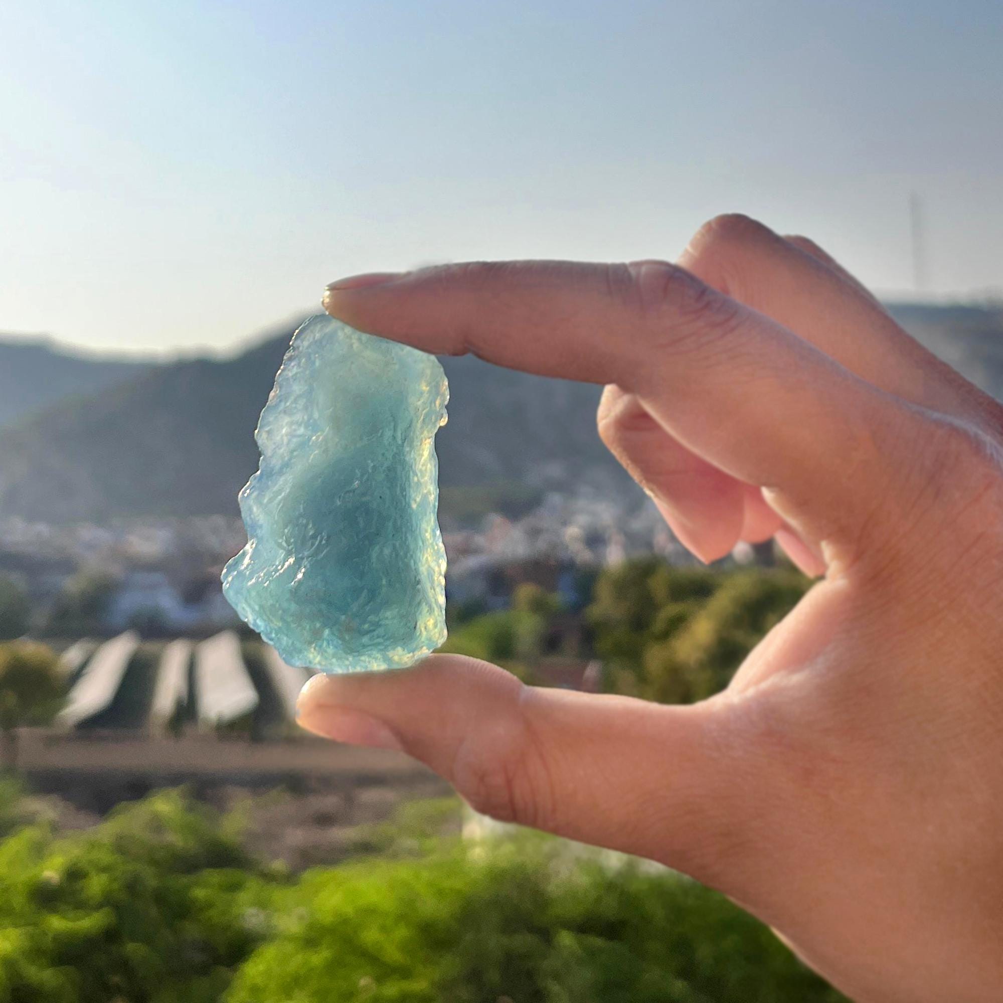 Natural Raw Aquamarine Crystal