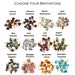 Choose Your Birthstone, Natural Raw Rough Gemstone Connectors, DIY Pendants, Birthstone Charms Connectors, Gold Plated Connector Charms 