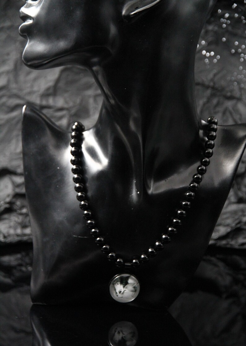 wolf necklace womens