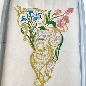 Rococo Spring Stomacher Panel
