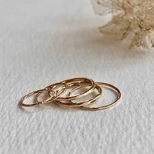 Solid Gold Conch Hoops, 9 Carat Hammered Cartilage Hoops, Helix Hoops, Nose Ring, Septum Ring, Conch Piercing