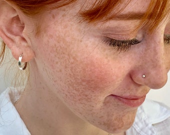 Solid Gold Or Silver Nose Stud