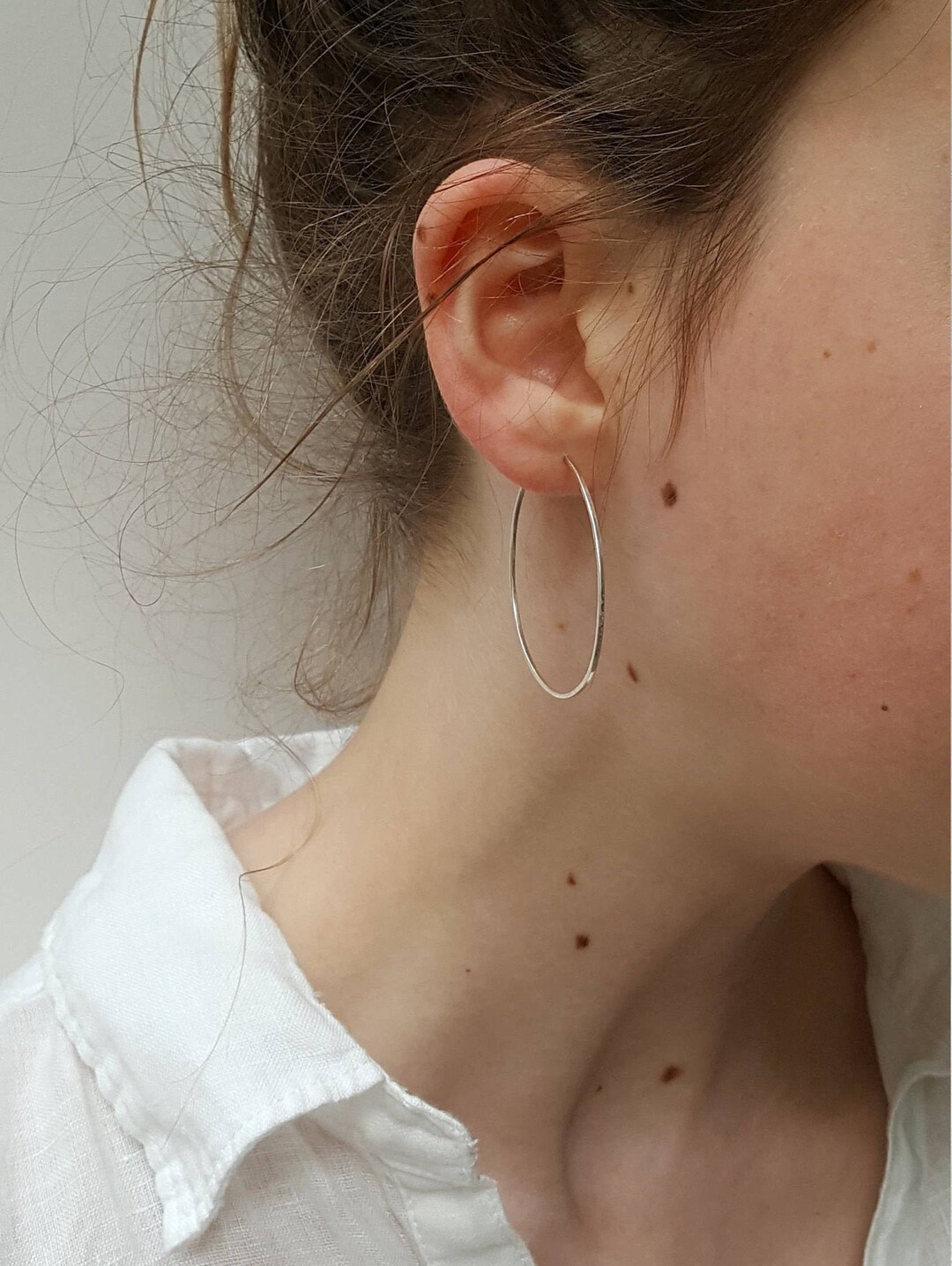 【TRES】Wide hoop Pierce (Silver) silver925］Wide hoop Pierce (Silver) – TRES