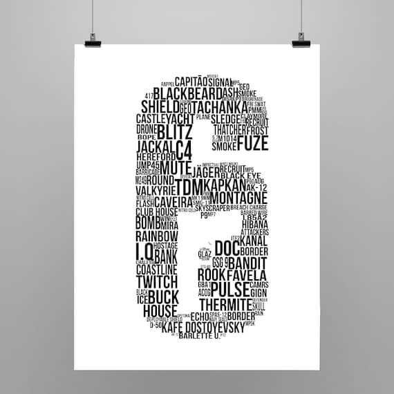 Rainbow Six Siege Font