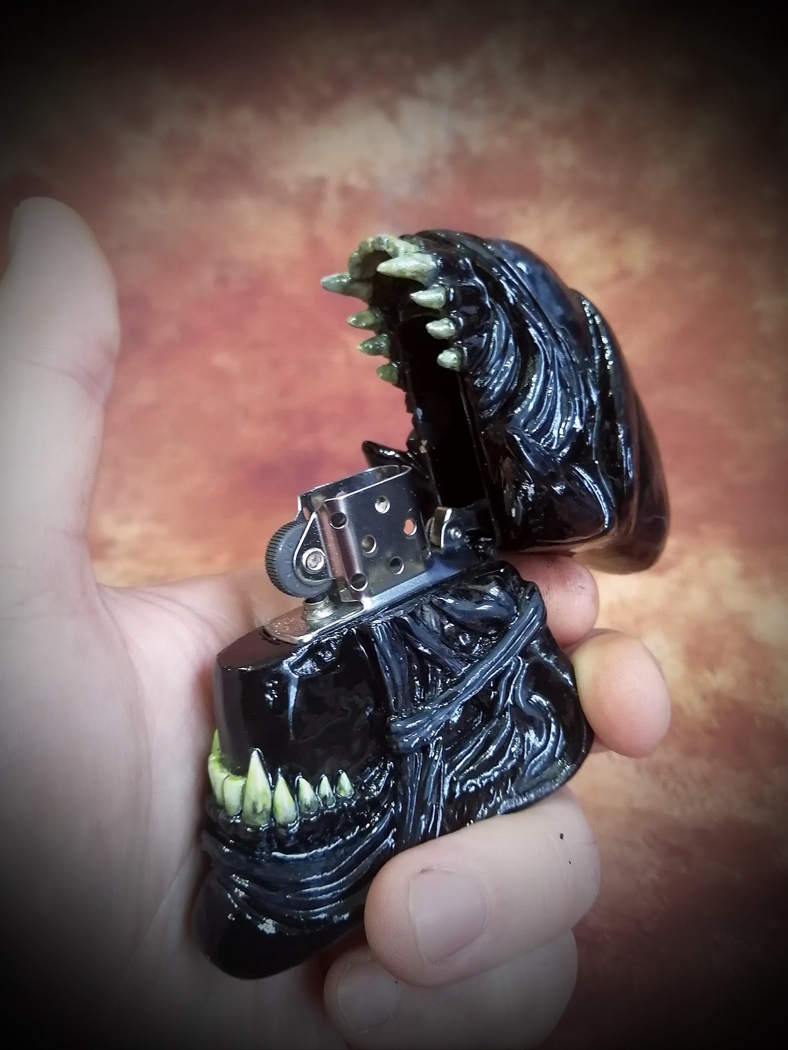 Alien. lighter. halloween. souvenir. gift. Christmas. Etsy