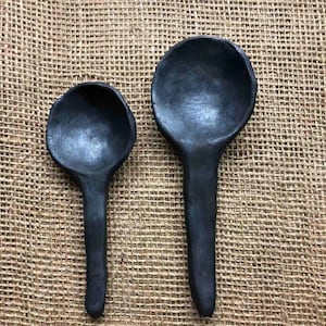 Medieval Spoon, Viking Spoon, Ceramic Cutlery, Hand Carved, Medieval Kitchen, Dining Appliances, Viking Kitchen, LARP, Slavic, Viking, Norse