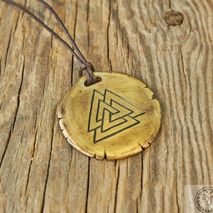 Valknut, Norse Jewelry, Scandinavian Jewelry, Viking Necklace, Viking Pendant, Viking Symbol, For Viking, Pagan Pendant, Men&#39;s Jewelry, SCA