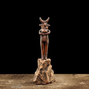 Handmade ceramic zoomorphic figurine. Cucuteni–Trypillia culture, Neolithic age. Product for connoisseurs of ancient art and culture, rustic