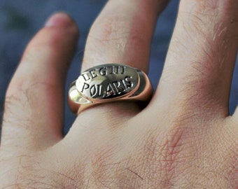 Legio III Polaris Ring, antikes Legionär Design