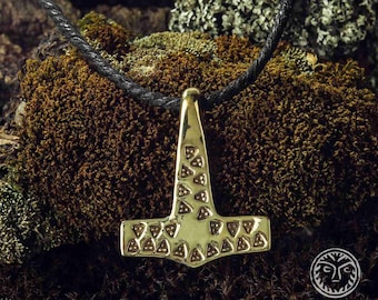 Replica Thor's Hammer Pendant, Viking Mjolnir Jewelry