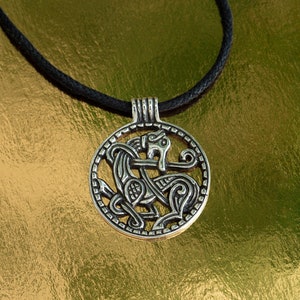 Viking Wolf, Fenrir, Ragnarök, Amulet, Pendant, Talisman, Deity, Viking, Norse, Scandinavian, Norse Mythology, Asatru, SCA, Medieval, LARP