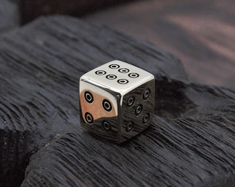 Six sided dice, bronze dices, gaming dice, gaming, board game, gambling, viking game, medieval, reeactment, larp, middle ages, divination