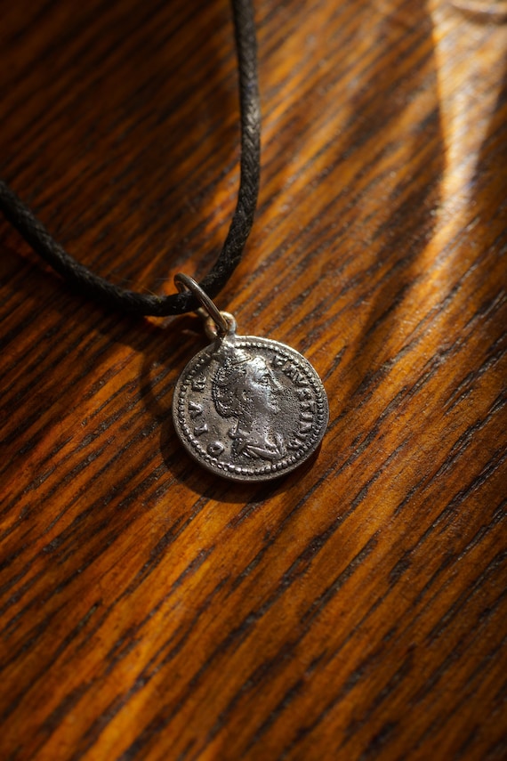 Roman Style Pendant With Faustina the Elder, Diva Faustina, Roman