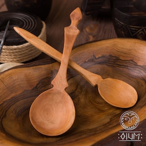 Medieval Spoon, Viking Spoon, Wood Cutlery, Hand Carved, Medieval Kitchen, Dining Appliances, Viking Kitchen, LARP, Slavic, Viking, Norse