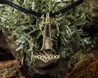 Thor's Hammer Pendant, Mjolnir, Viking Norse Jewelry Replica