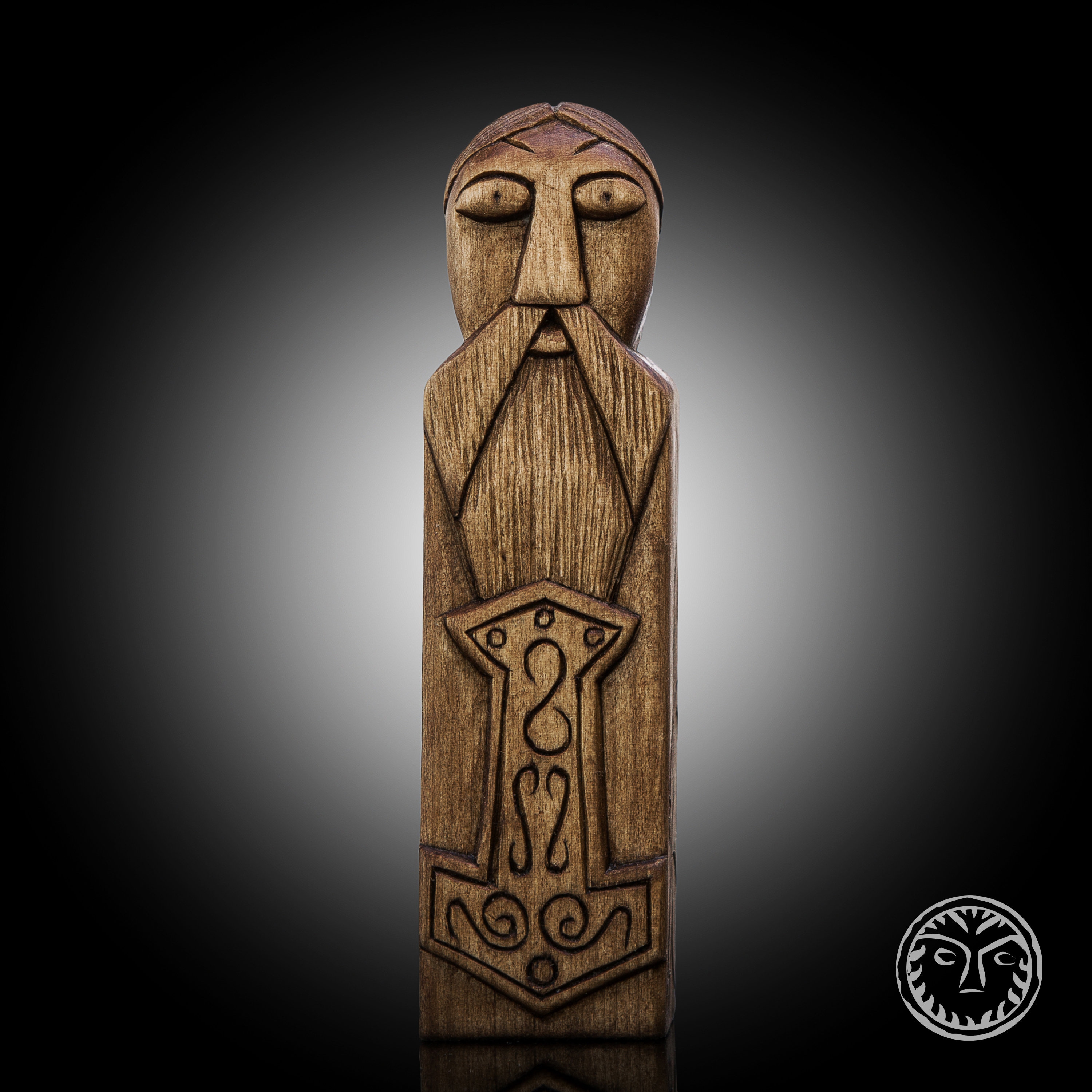 Thor Figurine Thor Hammer Thor Art Idol Pagan God Amulet Etsy Norway