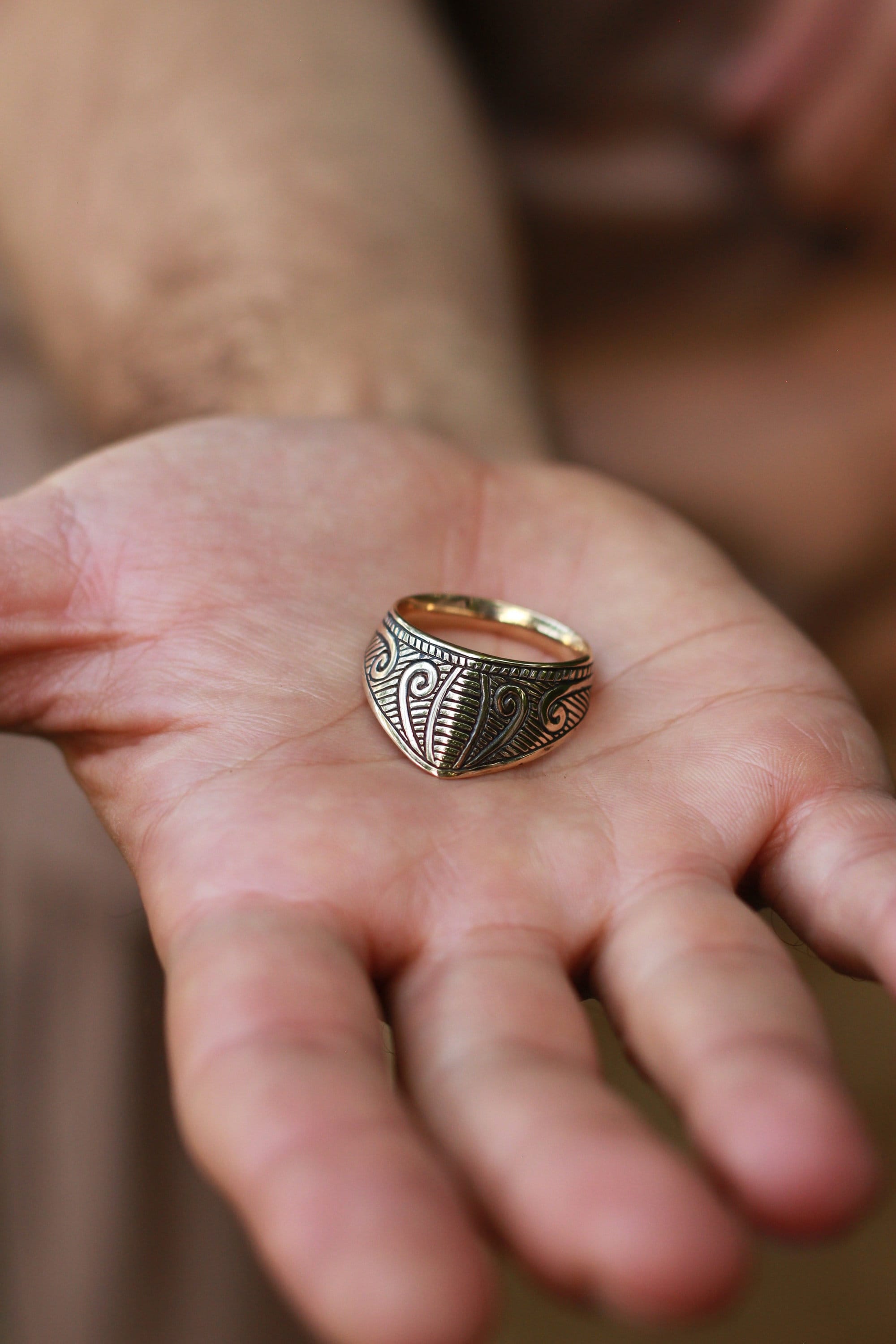 Replica of a Medieval Archery Thumb Ring Bowman Ring Gift for