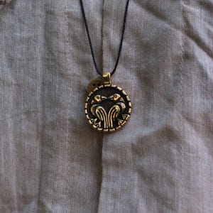 Odin Ravens Pendant, Huginn Muninn, Norse Viking Jewelry image 5