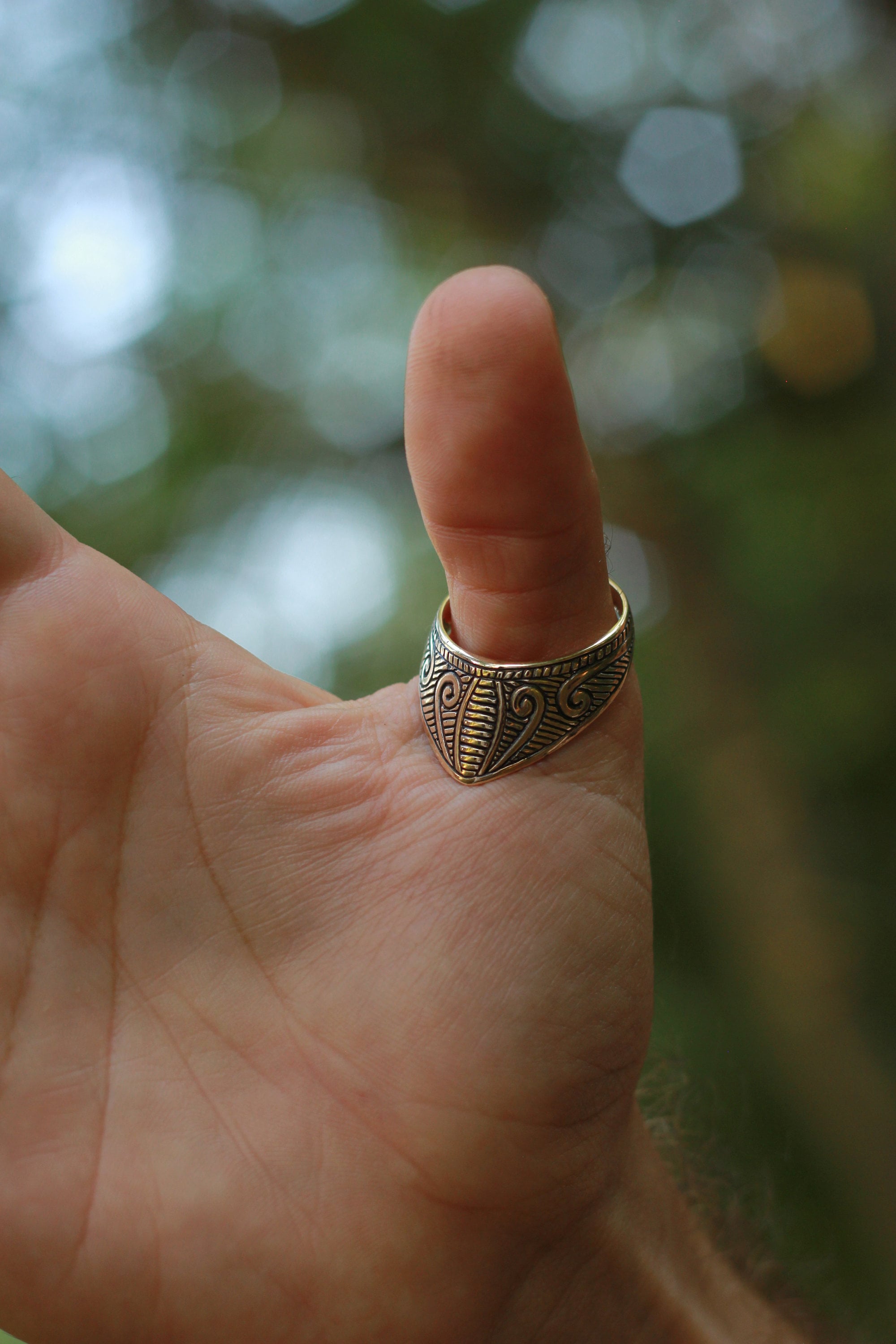 Archery thumb sale ring for sale