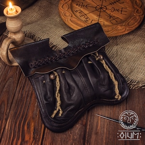 Leather Bag, Fanny Pack, Belt Bags, Reenactment Bag, Cosplay Bag, Larp Bag, Leather Belt Bag, Medieval Bag Purse, Belt Pouch, SCA Bag