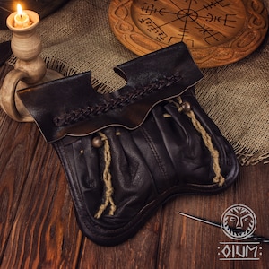Ledertasche, Gürteltasche, Bauchtasche, Gürteltasche, Reenactment Tasche, Cosplay Tasche, Larp Tasche, Leder Gürteltasche, Mittelalter Gürteltasche