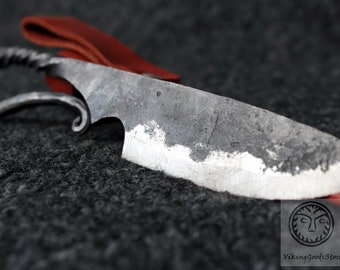 Hand Forged Knife, Viking Knife, Forged Knife, Medieval Accessories, Ancient Accessories, Reenactment, SCA, LARP, Viking Hunting, Replica