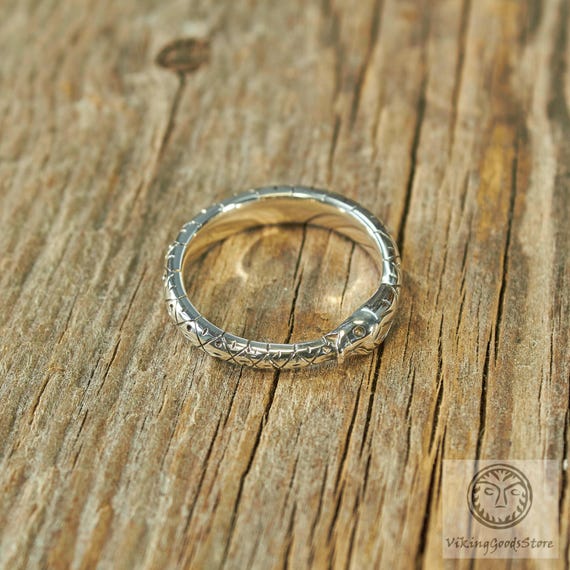 viking snake ring