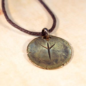 Algiz, Norse Jewelry, Scandinavian, Viking Necklace, Viking Pendant, Viking Symbol, For Viking, Pagan Pendant, SCA, LARP, Nordic, Runes