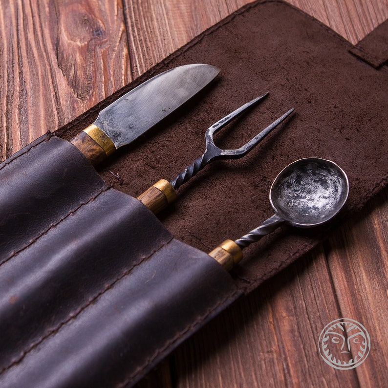 Dinner Set Viking Cutlery Medieval Cutlery Rustic Etsy Canada