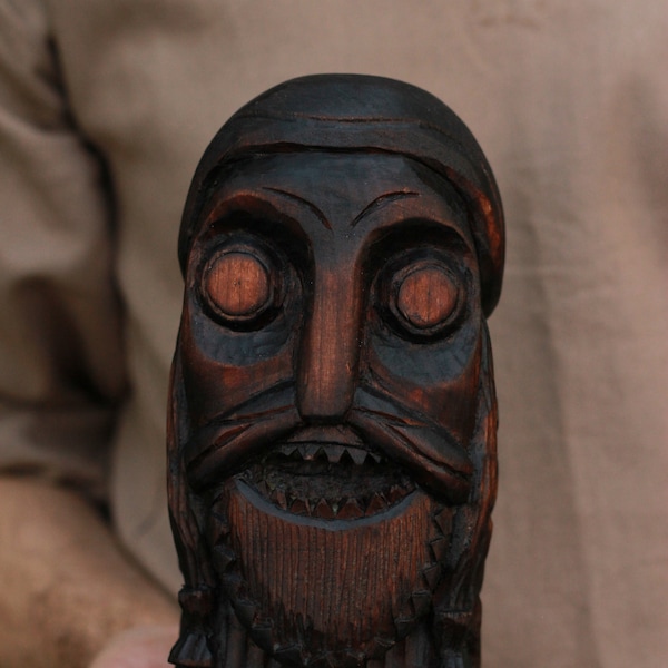 Wooden Head Sculptures Etsy