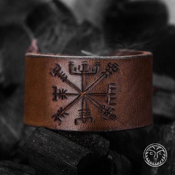 Viking leather bracelet best sale