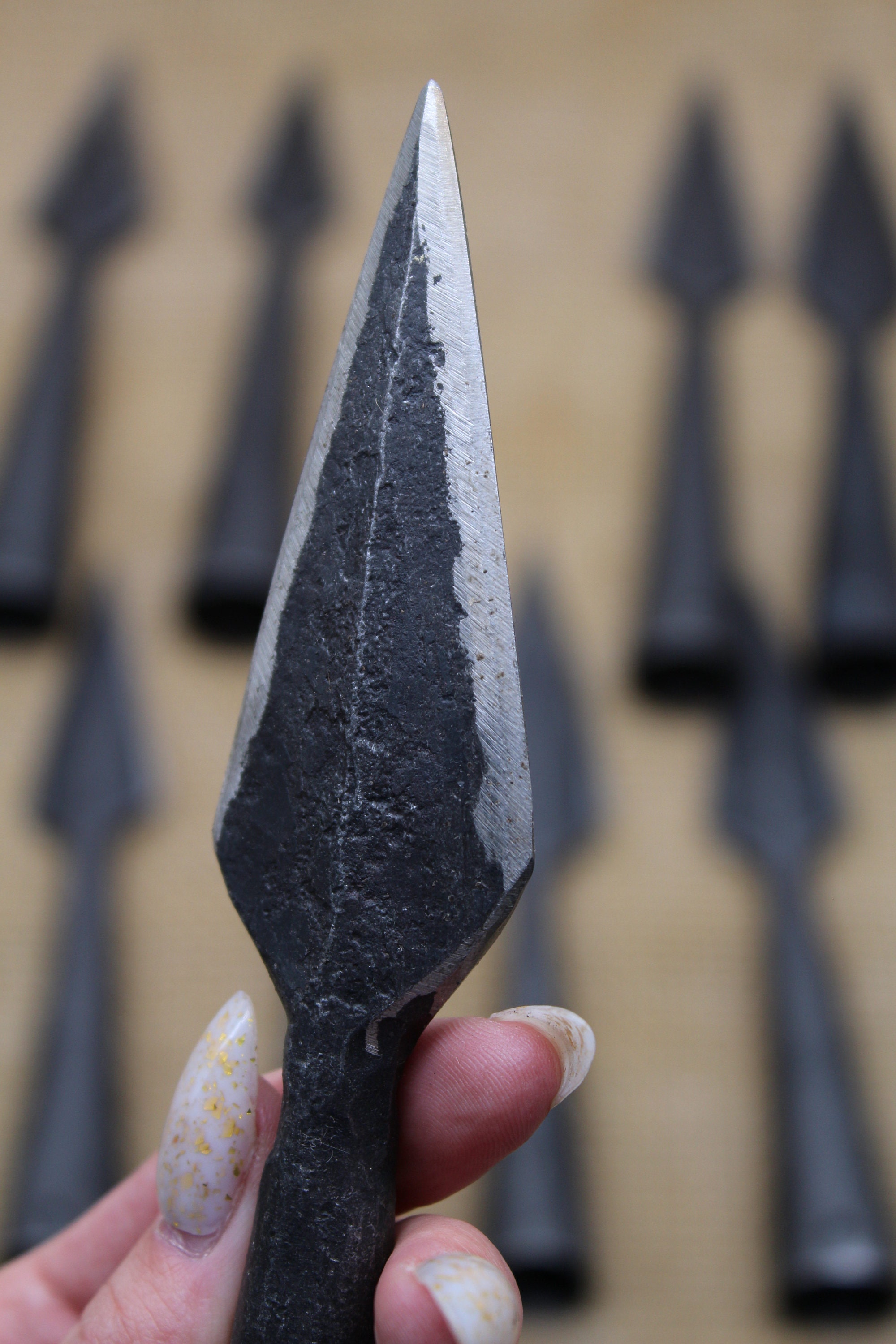 Hand Javelin Spearhead Dart Medieval Accessories Etsy