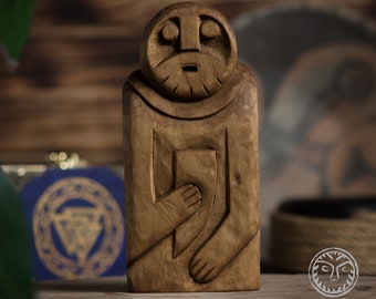 Handcarved Scythian Idol, Primitive Wooden Sculpture - Etsy